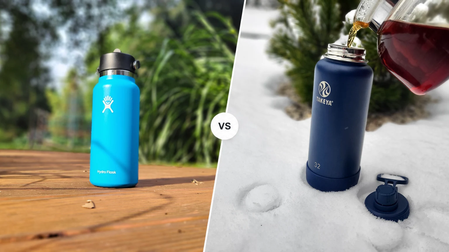 Hydro Flask Wide Mouth vs Takeya Actives