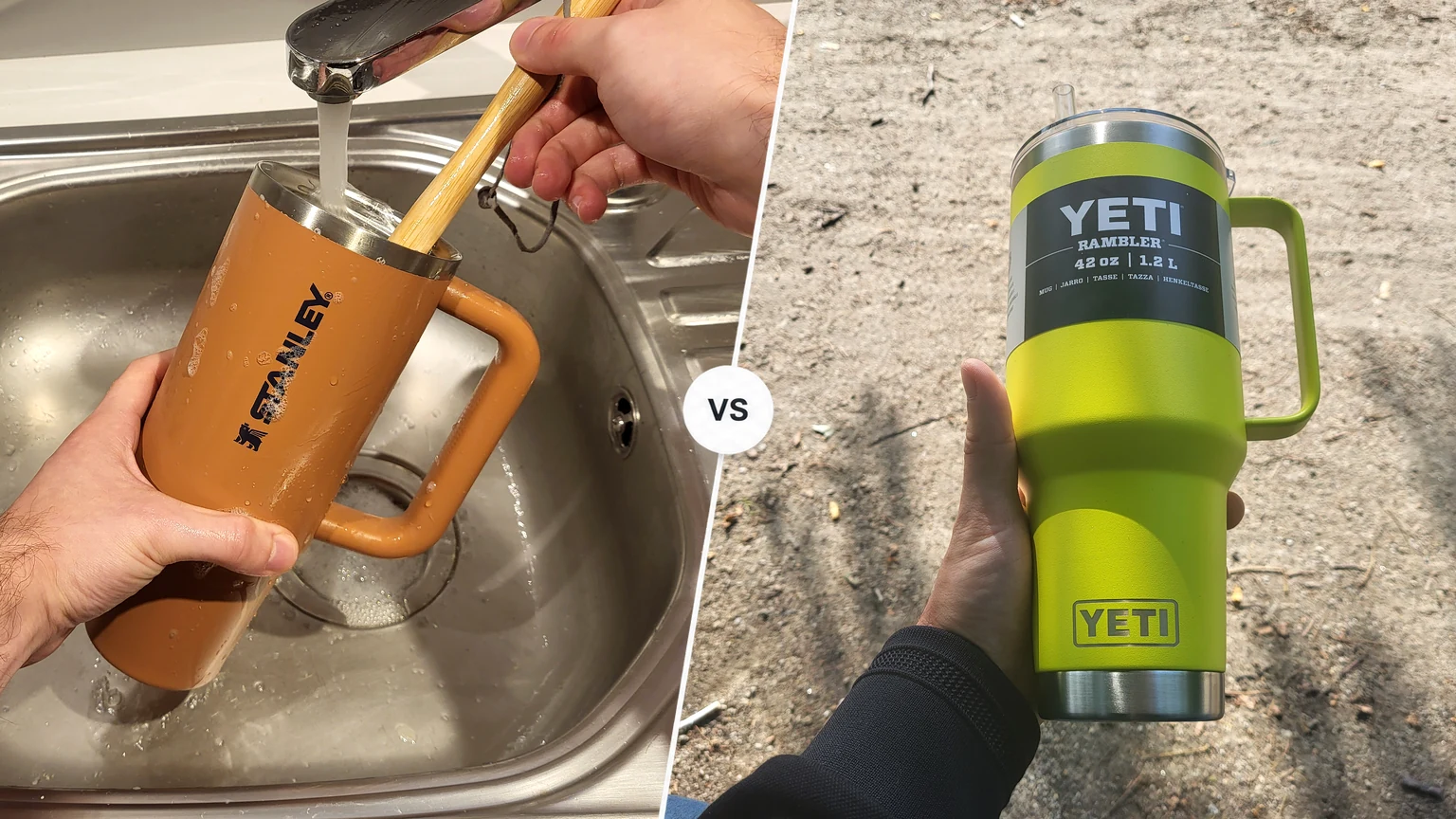 Stanley Quencher H2.0 FlowState vs YETI Rambler Tumbler
