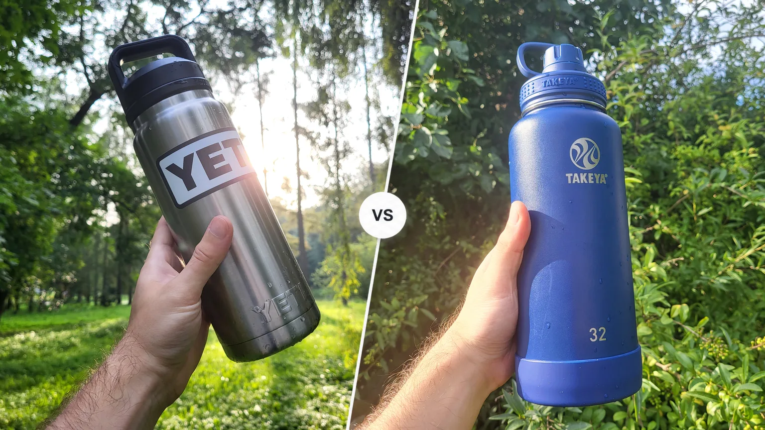 YETI Rambler Bottle vs Takeya Actives