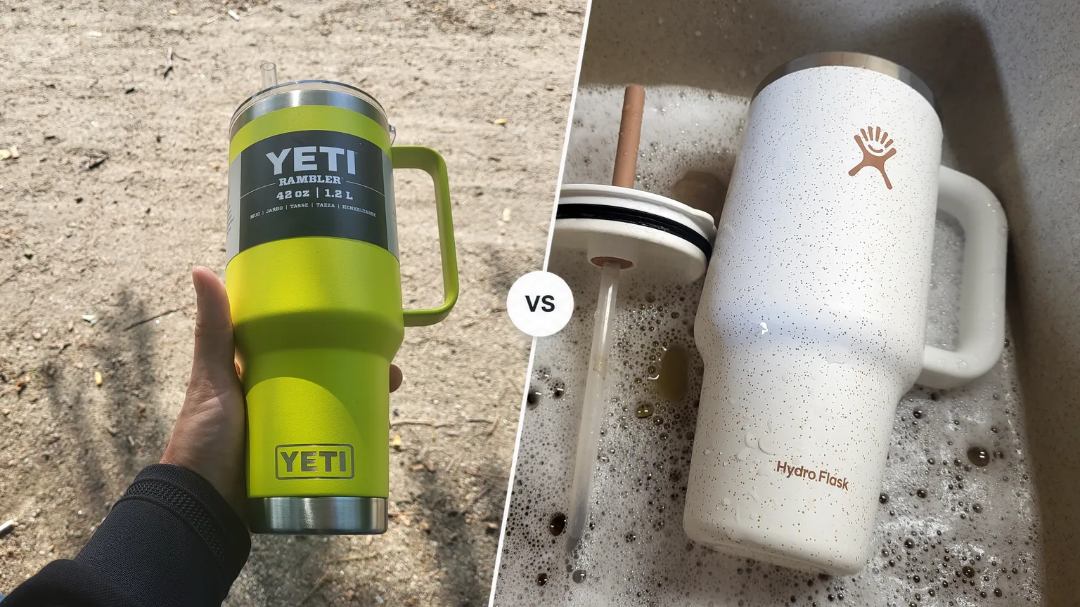 YETI Rambler Tumbler vs Hydro Flask Travel Tumbler