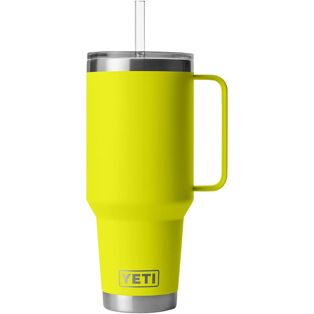 YETI Rambler Tumbler 42 oz bottle with YETI — Rambler Extra Large Straw Lid