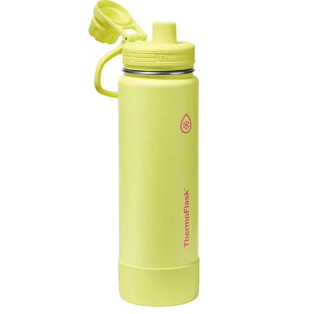 ThermoFlask Classic Bottle 24 oz bottle with ThermoFlask — ThermoFlask Spout Lid
